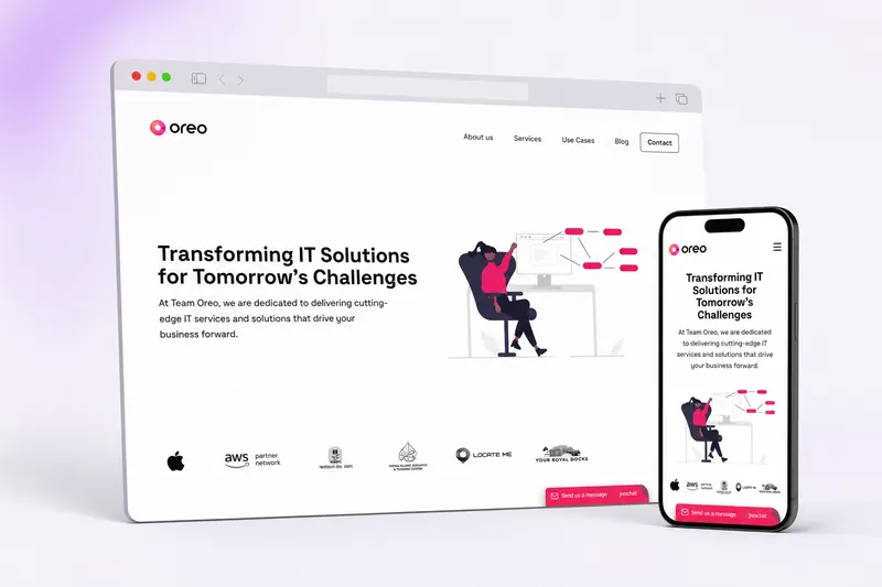 Team Oreo — corporate website built by Mustak Ahmed Kafy